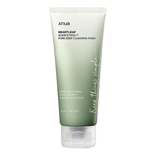 فوم شوینده پاک کننده عمقی منافذ آنوا Anua Heartleaf Pore Deep Cleansing Foam 150Ml