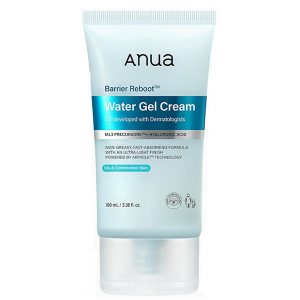 کرم مرطوب کننده و ترمیم کننده سد دفاعی آنوا Anua Water Gel Cream Oily & Combination Skin 100Ml