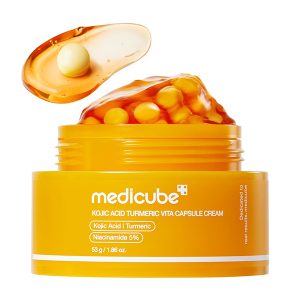 کرم کپسولی کوجیک اسید و زردچوبه مدی کیوب Medicube Kojic Acid Turmeric Vita Capsule Cream 53g
