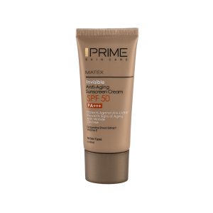 کرم ضد آفتاب بی رنگ جوان کننده SPF50 پرایم | ضد چروک و آبرسان پوست | فروشگاه اینترنتی مدیاژ